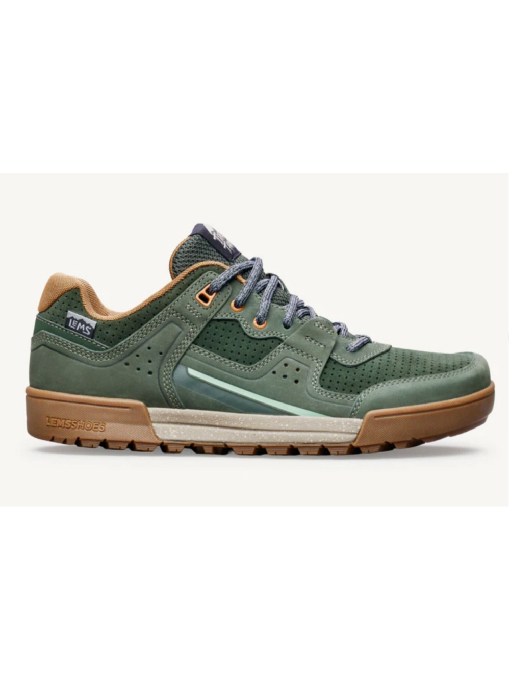 Unisex Lems Trail Thrasher Trail Sneaker in Moss Size Men 8.5 or Women 10